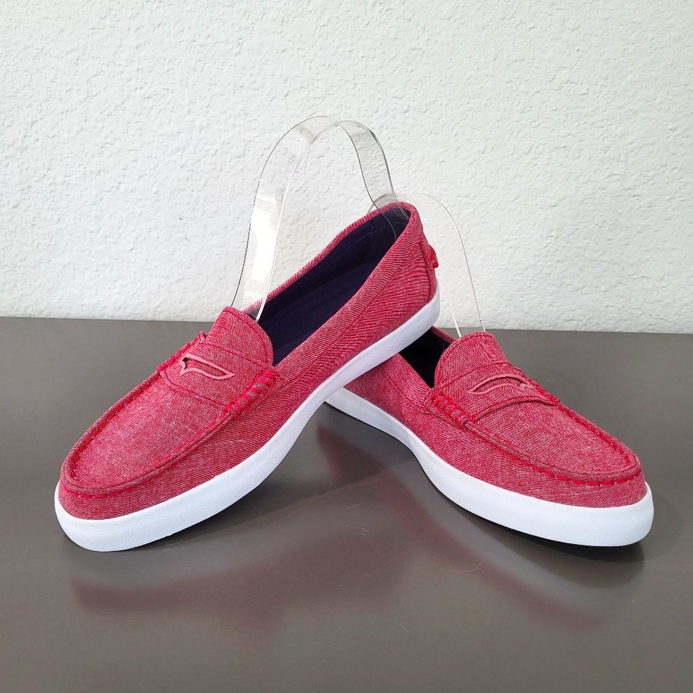 Cole Haan Pinch Weekender Pink Chambray Loafer SZ 7.5